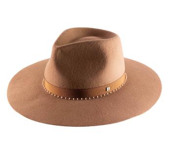 Fedora laine bijoux Lyra